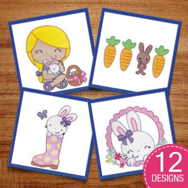 Picture of Lil Bit of Easter Embroidery Design Pack