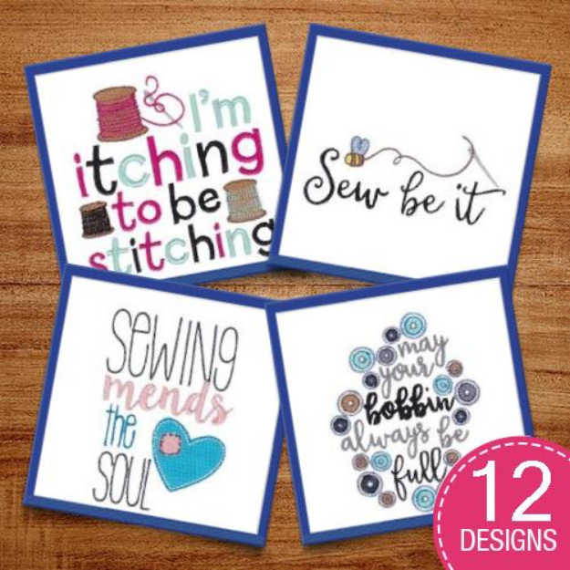 Picture of Sewing Too Embroidery Design Pack
