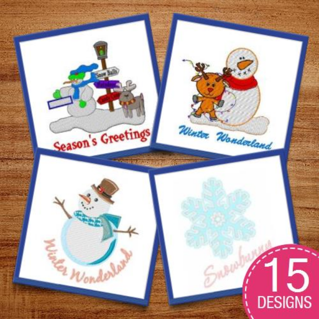 Picture of Winter Wonderland Embroidery Design Pack