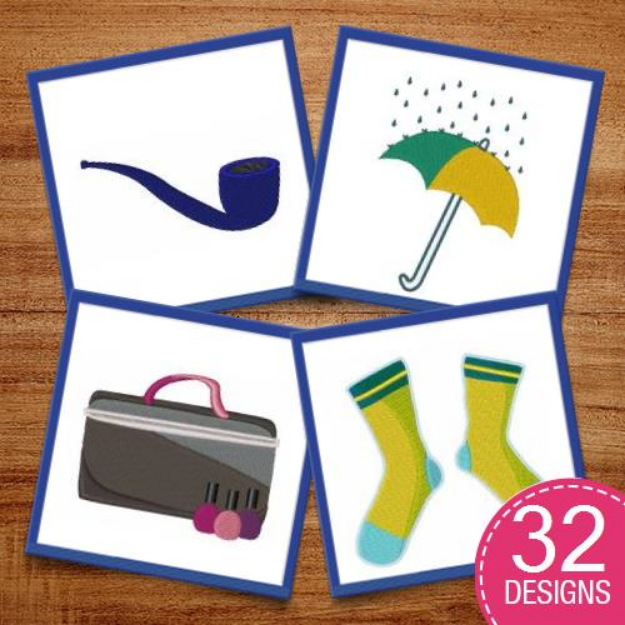 Picture of Accessories For Everyday Embroidery Design Pack