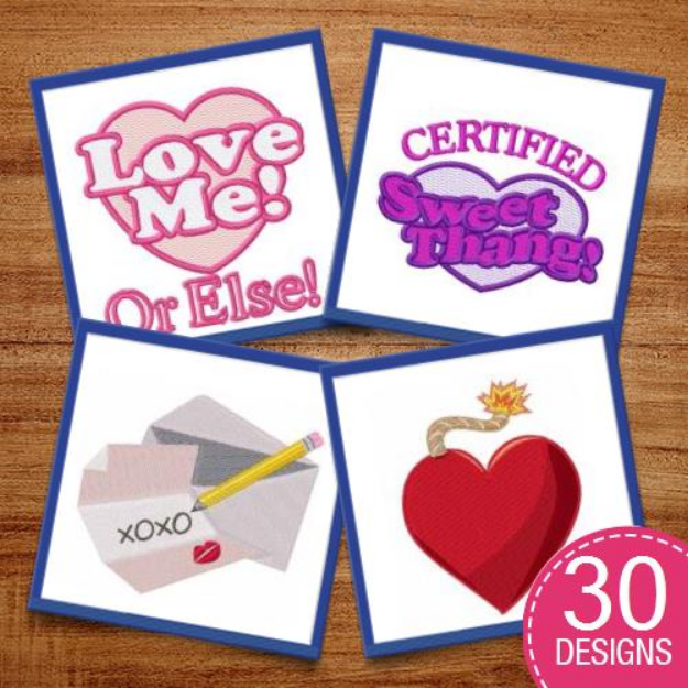 Picture of Certified Sweet Heart Embroidery Design Pack