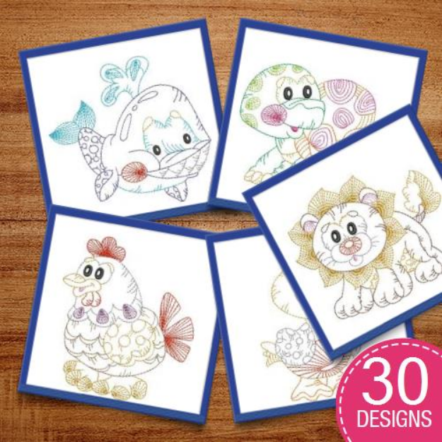 Picture of Small Critters Embroidery Design Pack