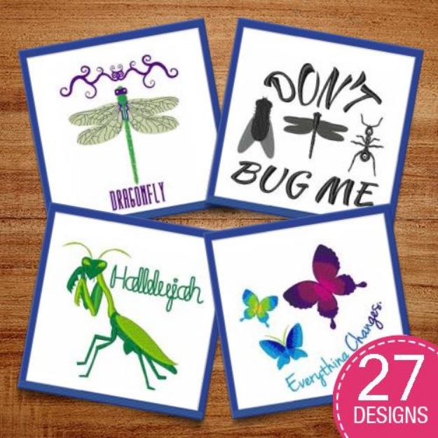 Picture of Dont Bug Me Embroidery Design Pack