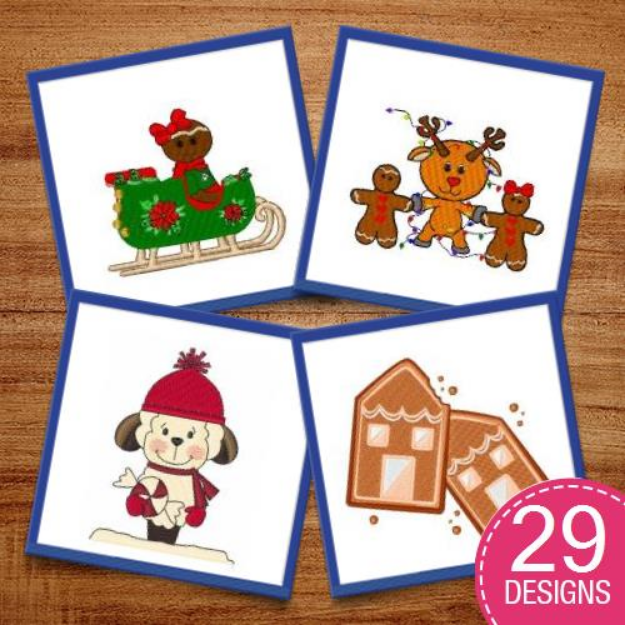 Picture of Christmas Decorations Embroidery Design Pack