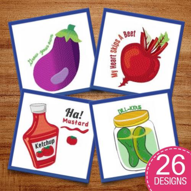 Picture of Farm To Table Embroidery Design Pack