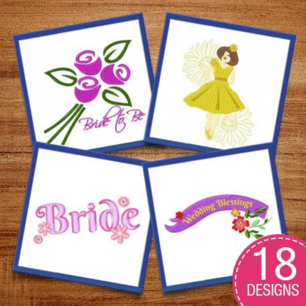 Picture of Something Borrowed Embroidery Design Pack