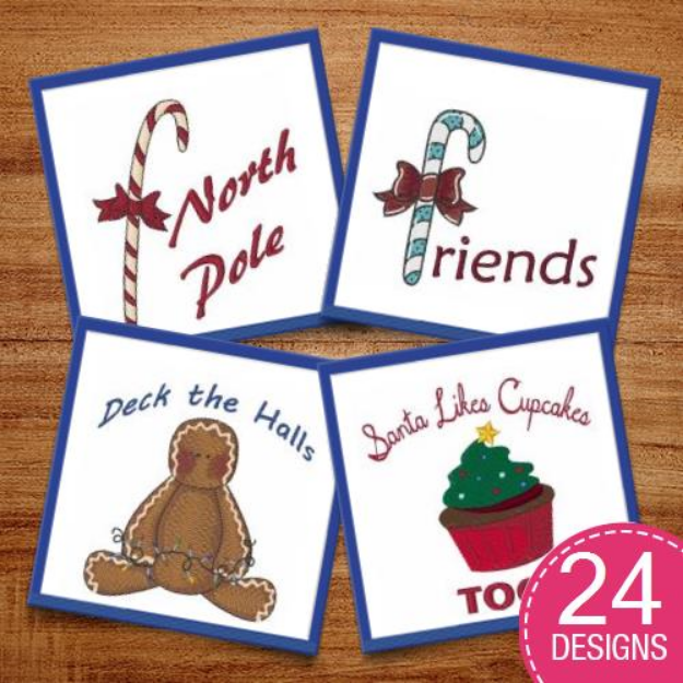 Picture of Sweet Holidays Embroidery Design Pack
