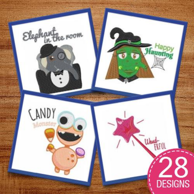 Picture of Fabulous Fictional Characters Embroidery Design Pack