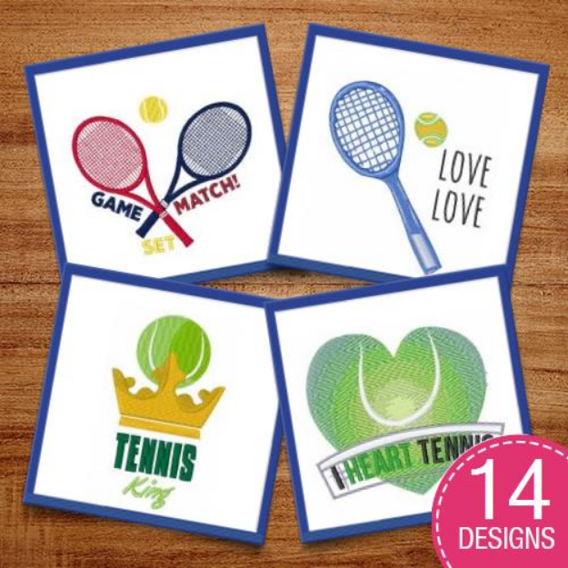 Picture of Game Match Set Embroidery Design Pack