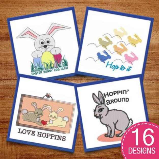 Picture of Some-bunny Loves You! Embroidery Design Pack