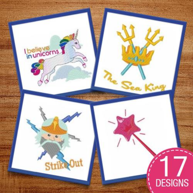 Picture of Use Your Imagination Embroidery Design Pack