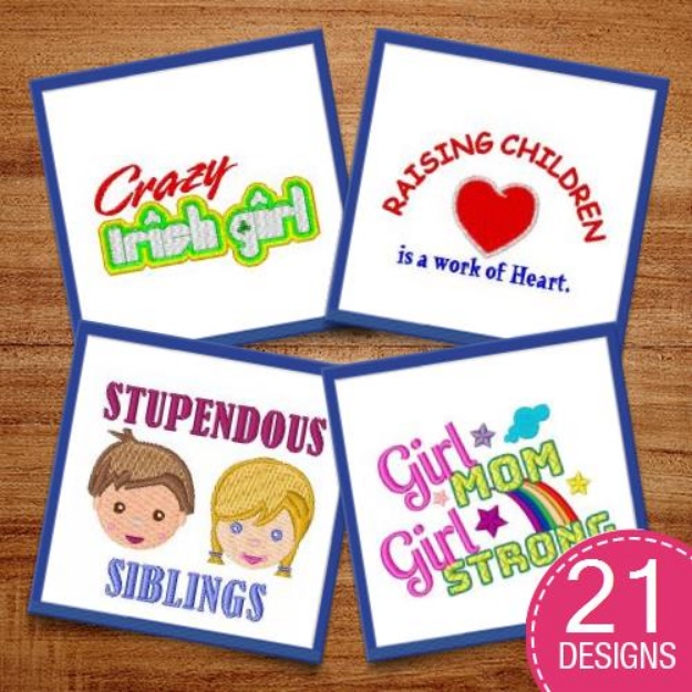 Picture of Stupendous Children Embroidery Design Pack