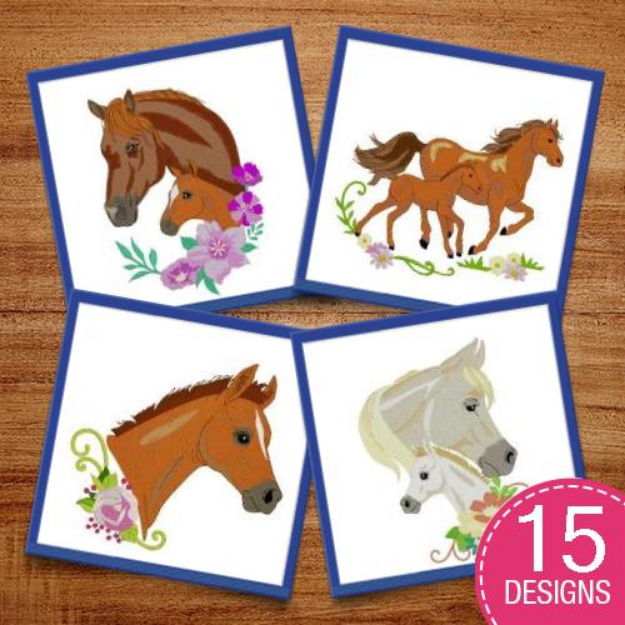 Picture of Filly Fancy Embroidery Design Pack
