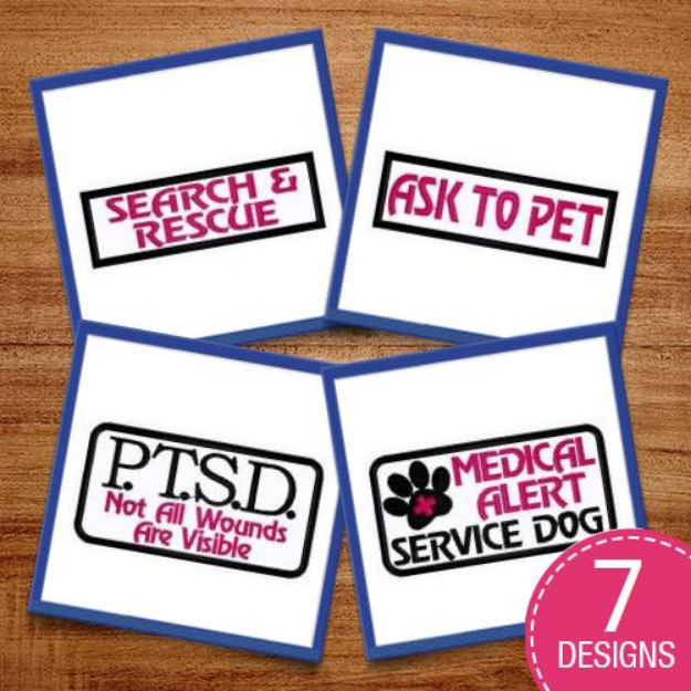 Picture of Pet Patches Embroidery Design Pack