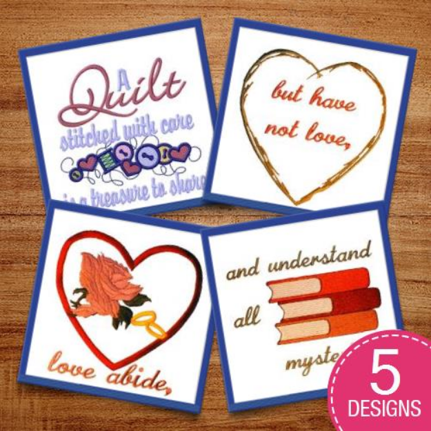 Picture of Quilts To Be Treasured Embroidery Design Pack