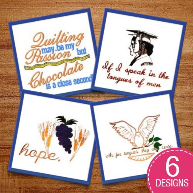 Picture of Quilting Passion Embroidery Design Pack