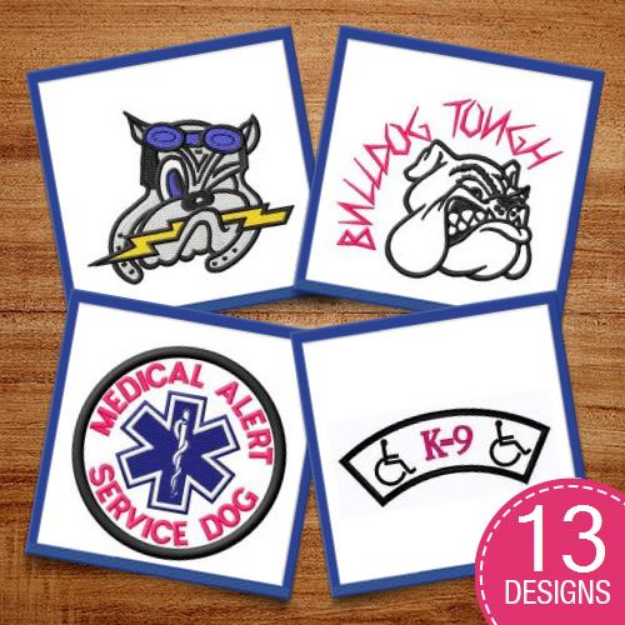 Picture of Cool K9s Embroidery Design Pack