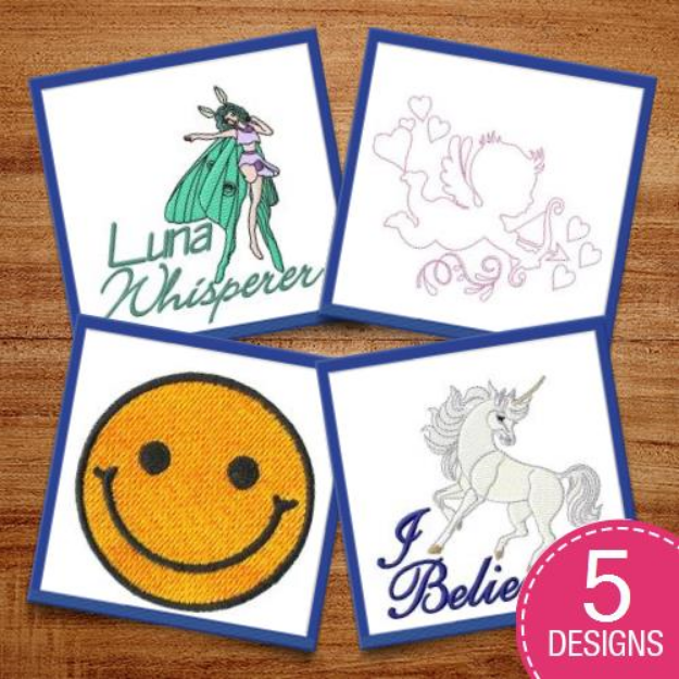 Picture of I Believe Embroidery Design Pack