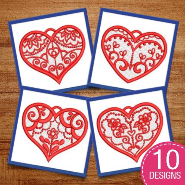 Picture of FSL Valentines Free Standing Lace Embroidery Design Pack