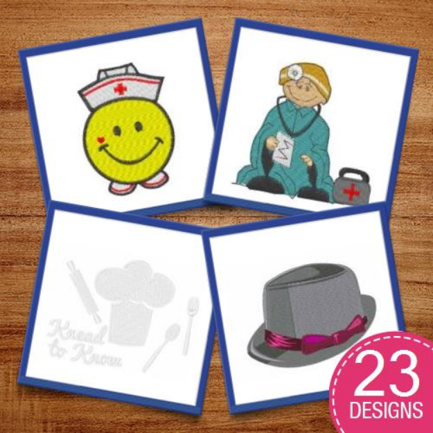Picture of A Hat For Everyone Embroidery Design Pack