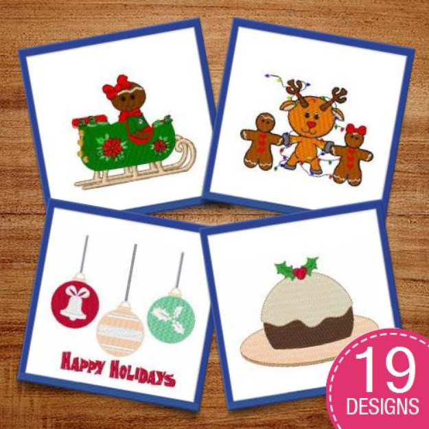 Picture of Believe In Christmas Embroidery Design Pack