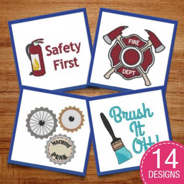 Picture of Professional Tools Embroidery Design Pack