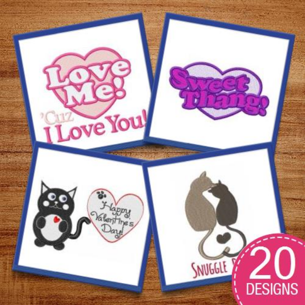Picture of Love Me, Love You! Embroidery Design Pack