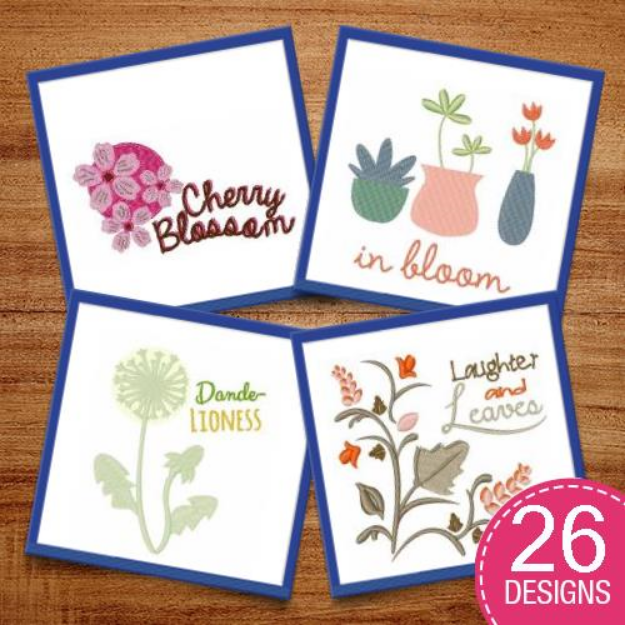 Picture of In Bloom Embroidery Design Pack