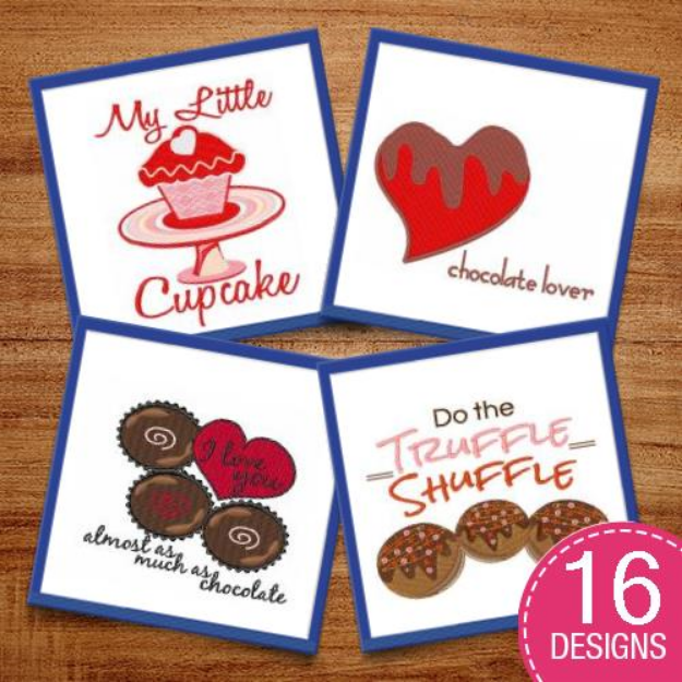 Picture of Decadent Desserts Embroidery Design Pack
