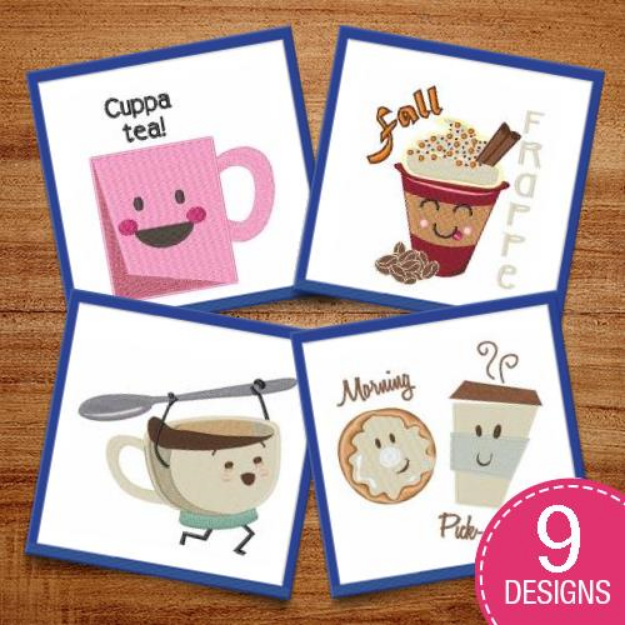 Picture of Enjoy A Drink Embroidery Design Pack