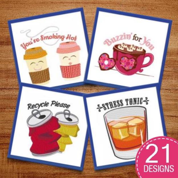 Picture of Stress Tonics Embroidery Design Pack