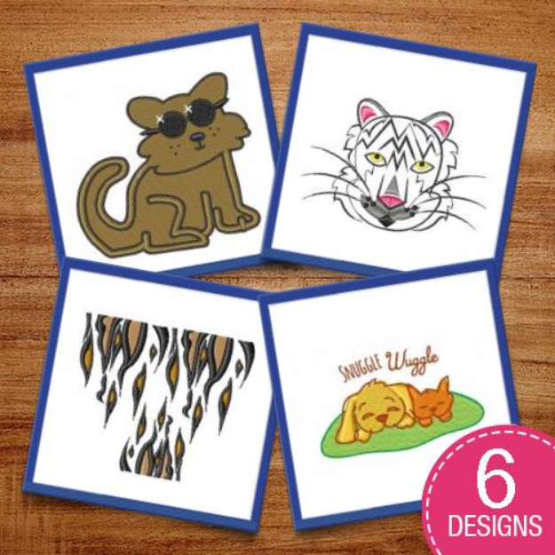 Picture of Fierce Cuteness Embroidery Design Pack