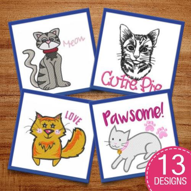 Picture of Pawsome! Embroidery Design Pack