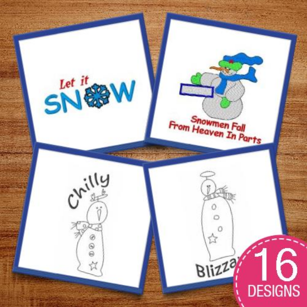 Picture of Snow Days! Embroidery Design Pack