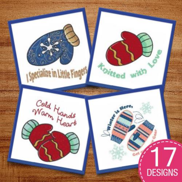 Picture of Stay Warm Embroidery Design Pack