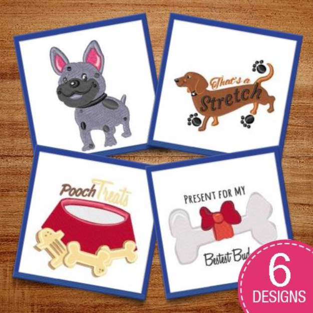 Picture of Proud Pooches Embroidery Design Pack