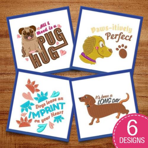 Picture of Paws-itvely Perfect! Embroidery Design Pack