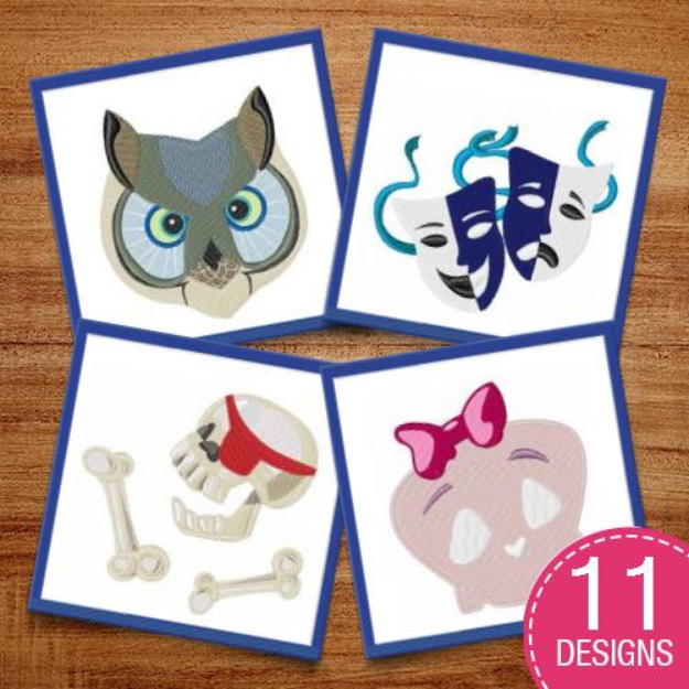 Picture of Heads Up! Embroidery Design Pack