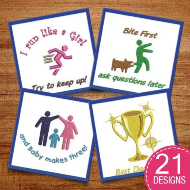 Picture of Be A Champion! Embroidery Design Pack