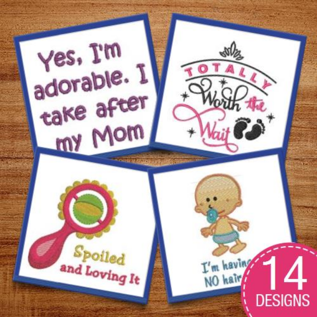 Picture of Totally Worth The Wait Embroidery Design Pack