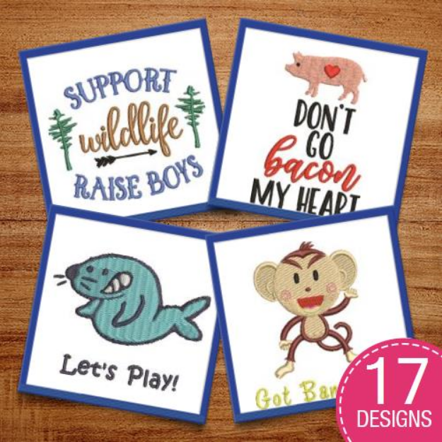 Picture of Dont Bacon My Heart Embroidery Design Pack