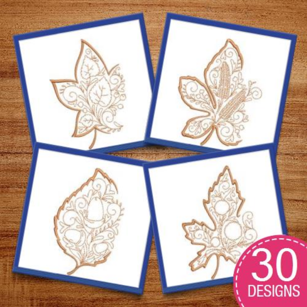 Picture of Fall Delight Embroidery Design Pack