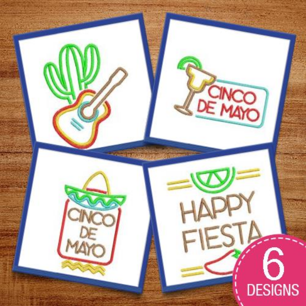 Picture of Retro Southwest Design Pack Embroidery Design Pack