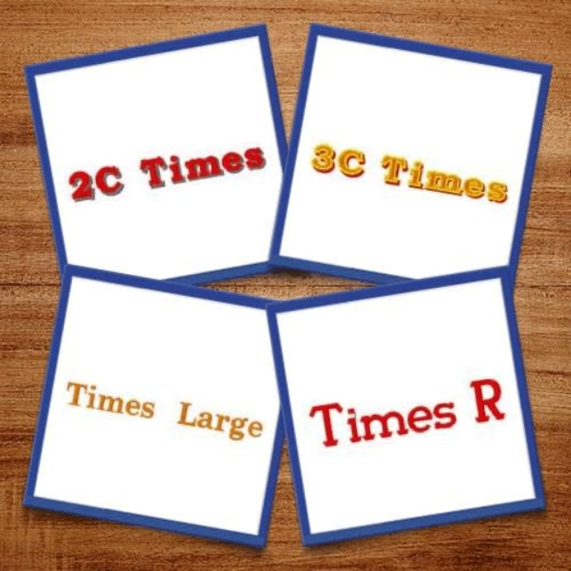Picture of Times Fonts Embroidery Font Pack