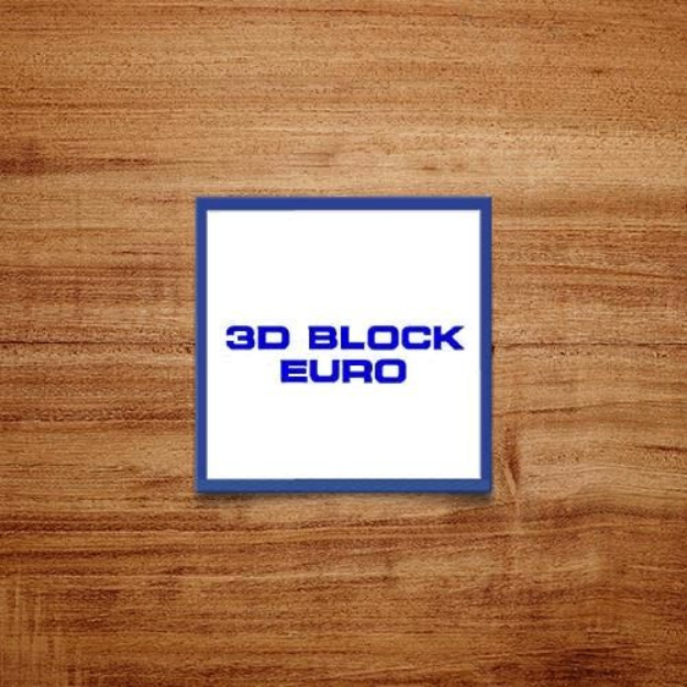 Picture of 3D Block Euro Embroidery Font Pack