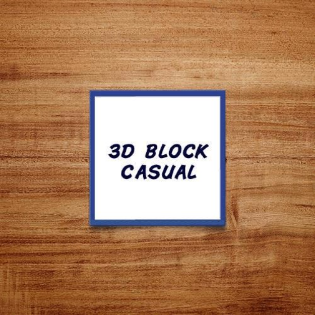 Picture of 3D Block Casual Embroidery Font Pack