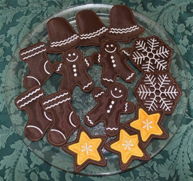 Picture of Christmas Gingerbread Cookies Applique