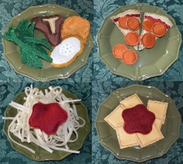 Picture of Play Food Dinner Applique