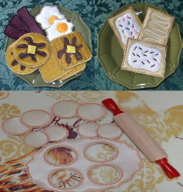 Picture of Play Food Breakfast Applique