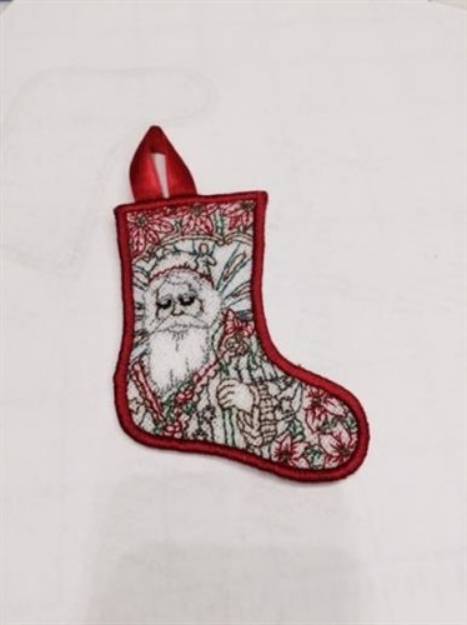 Picture of Free Standing Lace – Christmas Stocking